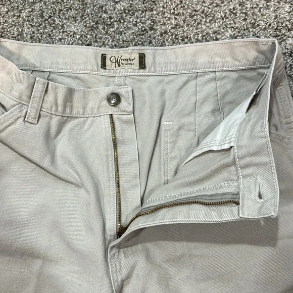 Wrangler for women’s made in the USA Cream Mom Shorts y2K Vintage size 12 - Picture 5 of 8